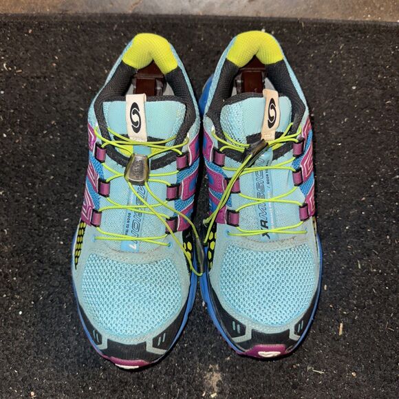 Salomon XR Mission 1 Athletic Trail Running Shoes Sneakers Multicolor Womens 8 - Picture 5 of 7